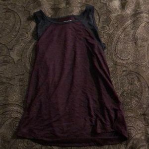 Maroon and grey tank